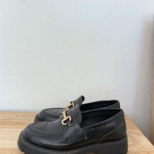 Steve Madden Black Loafers